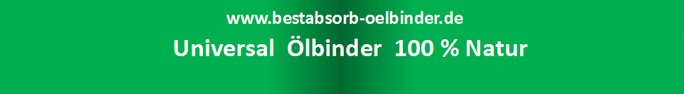 Bestabsorb - Oelbinder - Bestabsorb® ist ein innovatives Multitalent und bindet Öle, Chemikalien, Farben, Lacke und Säuren. Logo: © Bestabsorb